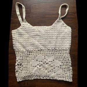 Crochet cropped top